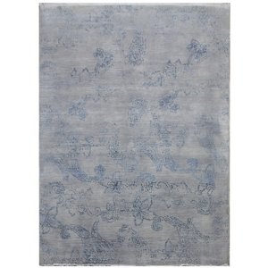 Ručně vázaný kusový koberec Diamond DC-KERRY 2 Silver/blue - 365x550 cm Diamond Carpets koberce