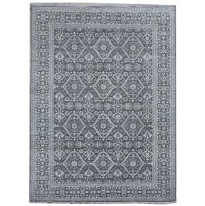 Ručně vázaný kusový koberec Diamond DC-HALI B Grey/silver - 180x275 cm Diamond Carpets koberce