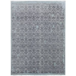 Ručně vázaný kusový koberec Diamond DC-M 5 Light grey/aqua - 305x425 cm Diamond Carpets koberce