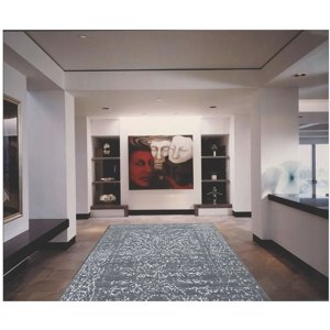 Ručně vázaný kusový koberec Diamond DC-JK 2 Light grey/silver - 305x425 cm Diamond Carpets koberce