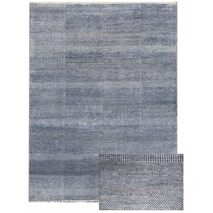 Ručně vázaný kusový koberec Diamond DC-MCN Medium blue/silver - 180x275 cm Diamond Carpets koberce