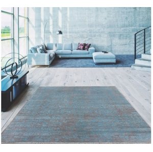 Ručně vázaný kusový koberec Diamond DC-JK 1 Silver/light blue - 365x457 cm Diamond Carpets koberce
