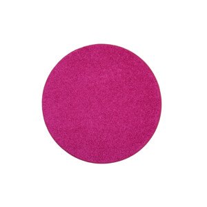 Kusový koberec Color shaggy růžový kruh - 400x400 (průměr) kruh cm Vopi koberce