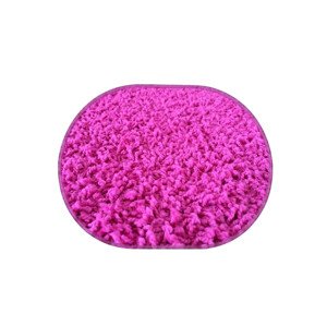 Kusový koberec Color shaggy růžový ovál - 80x150 cm Vopi koberce