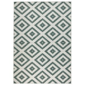 Kusový koberec Twin-Wendeteppiche 103131 grün creme – na ven i na doma - 80x350 cm NORTHRUGS - Hanse Home koberce