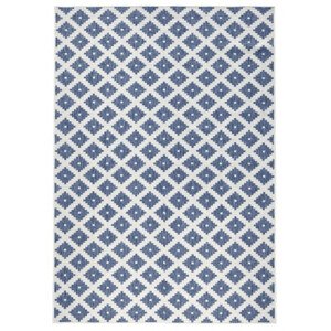 Kusový koberec Twin-Wendeteppiche 103128 blau creme – na ven i na doma - 80x350 cm NORTHRUGS - Hanse Home koberce