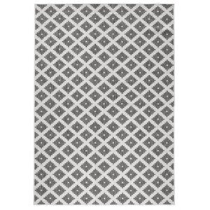 Kusový koberec Twin-Wendeteppiche 103126 grau creme – na ven i na doma - 80x250 cm NORTHRUGS - Hanse Home koberce