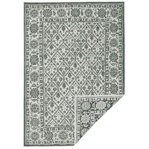 Kusový koberec Twin-Wendeteppiche 103115 grün creme – na ven i na doma - 80x150 cm NORTHRUGS - Hanse Home koberce