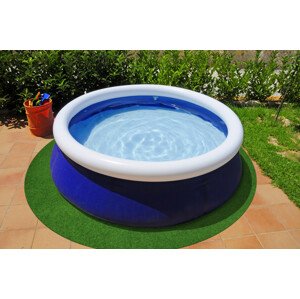 Umělá tráva pod bazén Sporting s nopy KRUH (vhodný jako bazénová podložka) - 240x240 (průměr) kruh cm Aladin Holland carpets
