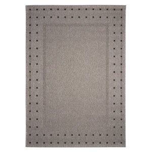 Kusový koberec Floorlux 20329 Silver/Black – na ven i na doma - 60x110 cm Devos koberce