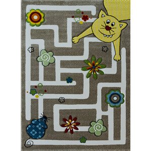 Dětský kusový koberec Smart Kids 22303 Beige - 160x230 cm Berfin Dywany
