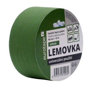 Lemovka - lemovací páska na koberce - zelená - Balení: Šířka 5 cm, návin 10 metrů Europack