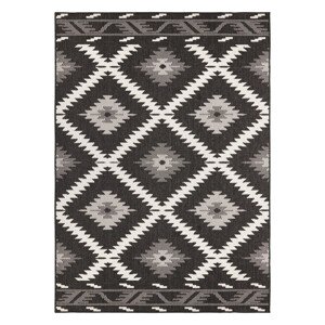 Kusový koberec Twin Supreme 103429 Malibu black creme – na ven i na doma - 80x150 cm NORTHRUGS - Hanse Home koberce