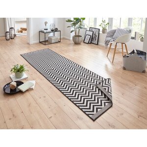 Kusový koberec Twin Supreme 103433 Palma black creme – na ven i na doma - 240x340 cm NORTHRUGS - Hanse Home koberce