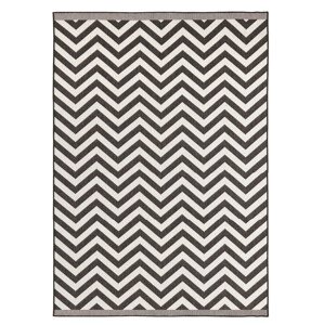 Kusový koberec Twin Supreme 103433 Palma black creme – na ven i na doma - 80x150 cm NORTHRUGS - Hanse Home koberce