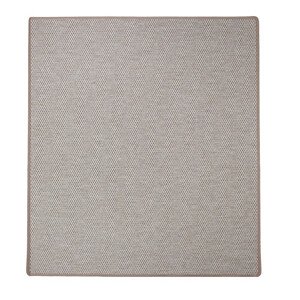 Kusový koberec Nature světle béžový čtverec - 120x120 cm Vopi koberce