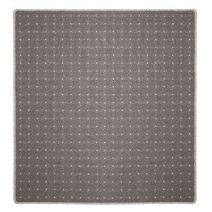 Kusový koberec Udinese hnědý čtverec - 80x80 cm Condor Carpets