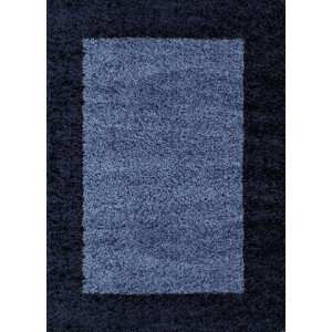 Kusový koberec Life Shaggy 1503 navy - 60x110 cm Ayyildiz koberce