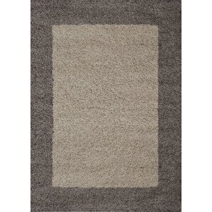 Kusový koberec Life Shaggy 1503 taupe - 100x200 cm Ayyildiz koberce