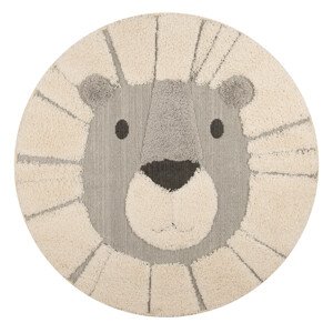Dětský kusový koberec Vini 103918 Cream Grey Black - 120x120 (průměr) kruh cm Zala Living - Hanse Home koberce