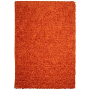 Kusový koberec Efor Shaggy 3419 Orange - 60x115 cm Mono Carpet