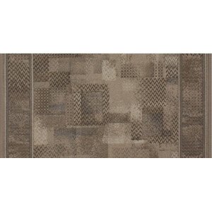 Protiskluzový běhoun na míru Tribe 37 Khaki - šíře 80 cm Associated Weavers koberce