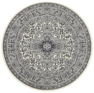 Kruhový koberec Mirkan 104437 Cream - 160x160 (průměr) kruh cm Nouristan - Hanse Home koberce
