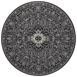 Kruhový koberec Mirkan 104436 Dark-grey - 160x160 (průměr) kruh cm Nouristan - Hanse Home koberce