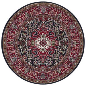 Kruhový koberec Mirkan 104096 Navy - 160x160 (průměr) kruh cm Nouristan - Hanse Home koberce
