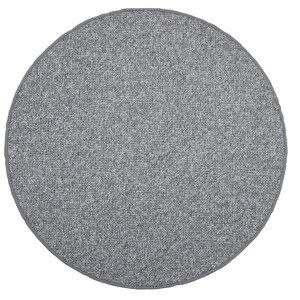 Kusový koberec Wellington šedý kruh - 200x200 (průměr) kruh cm Vopi koberce