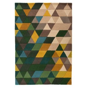 Ručně všívaný kusový koberec Illusion Prism Green/Multi - 80x150 cm Flair Rugs koberce