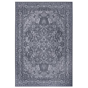 Kusový orientální koberec Mujkoberec Original Flatweave 104809 Grey/Cream – na ven i na doma - 200x290 cm Mujkoberec Original