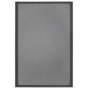 Kusový koberec Mujkoberec Original Flatweave 104822 Black/Grey – na ven i na doma - 80x150 cm Mujkoberec Original