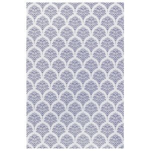 Kusový koberec Mujkoberec Original Flatweave 104865 Cream/Blue – na ven i na doma - 80x150 cm Mujkoberec Original