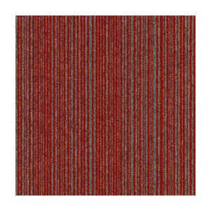 Kobercový čtverec Coral Lines 60380-50 červeno-šedý - 50x50 cm Tapibel