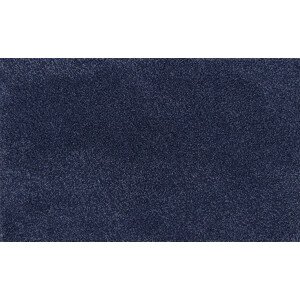 Metrážový koberec Supersoft 710 tm. modrý - Kruh s obšitím cm Tapibel