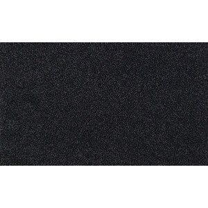 Metrážový koberec Supersoft 800 černý - Kruh s obšitím cm Tapibel