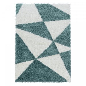 Kusový koberec Tango Shaggy 3101 blue - 280x370 cm Ayyildiz koberce