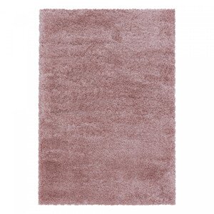 Kusový koberec Fluffy Shaggy 3500 rose - 60x110 cm Ayyildiz koberce