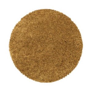 Kusový koberec Sydney Shaggy 3000 gold kruh - 80x80 (průměr) kruh cm Ayyildiz koberce