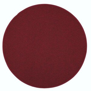 Kusový koberec Astra červená kruh - 400x400 (průměr) kruh cm Vopi koberce