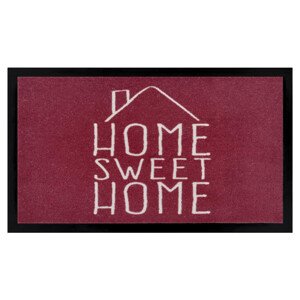 Protiskluzová rohožka Home sweet home 105380 Brick red - 45x75 cm Hanse Home Collection koberce