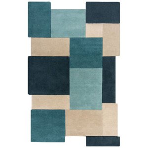 Kusový koberec Abstract Collage Teal - 120x180 cm Flair Rugs koberce