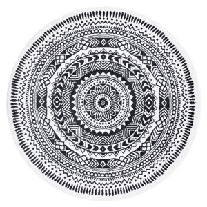 Kusový koberec Napkin grey kruh - 120x120 (průměr) kruh cm Dywany Łuszczów