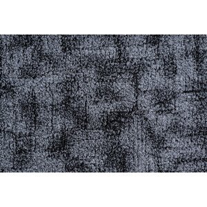 Metrážový koberec Dobro 97 tmavě šedý - Kruh s obšitím cm ITC