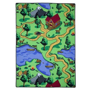 Dětský kusový koberec  Aljaška 5228 - 200x200 cm Ideal