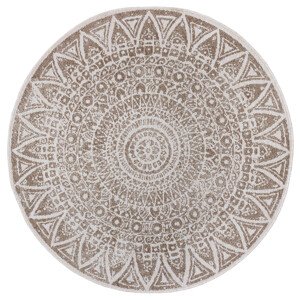 Kusový koberec Mujkoberec Original Nora 105453 Linen kruh – na ven i na doma - 140x140 (průměr) kruh cm Mujkoberec Original