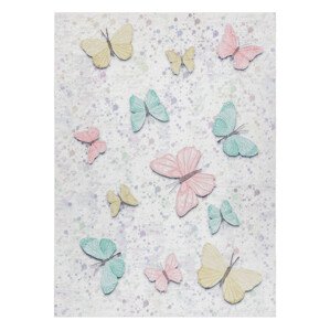 Dětský kusový koberec Bambino 1610 Butterflies cream - 160x220 cm Dywany Łuszczów