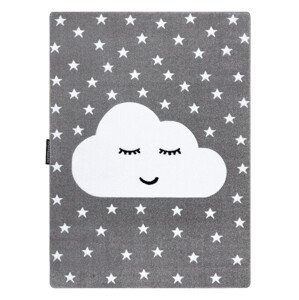 Dětský kusový koberec Petit Cloud stars grey - 120x170 cm Dywany Łuszczów