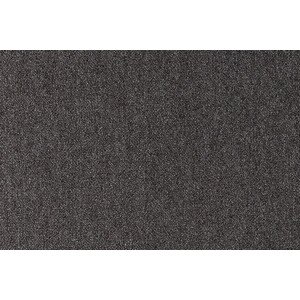 Metrážový koberec Cobalt SDN 64051 - AB černý, zátěžový - Kruh s obšitím cm Tapibel